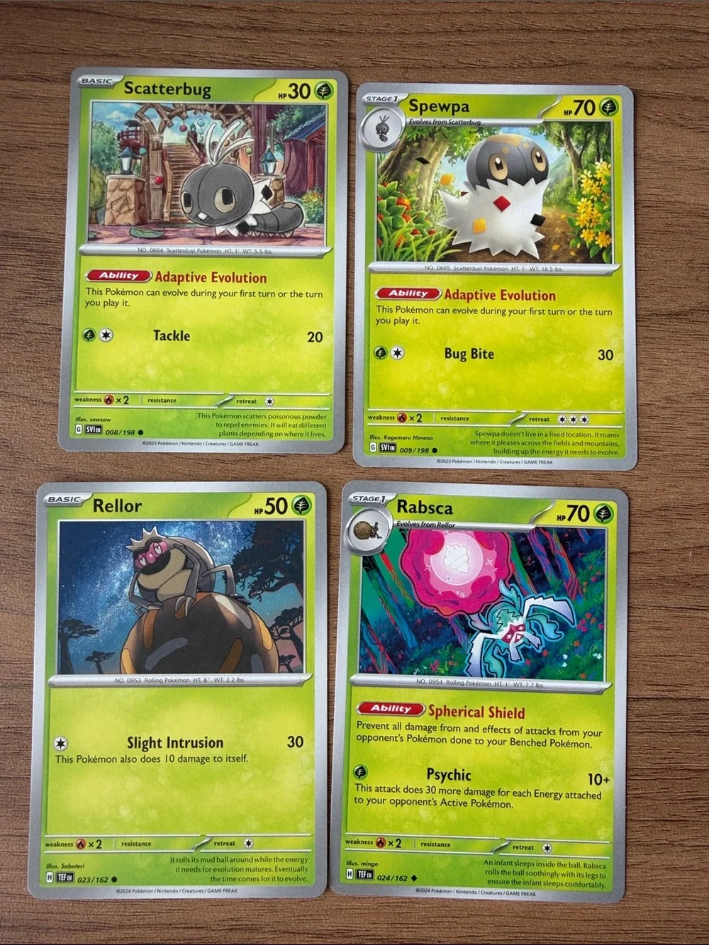 🐛 Cute Bug Pokémon Card Lot | Sewaddle Scatterbug Wurmple Ledyba ✨5/$25✨